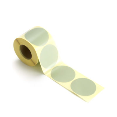 Image of: Label, Green. 500 per roll