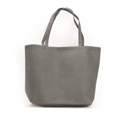 Image of: Bag non-woven, grey w. shoulder handle