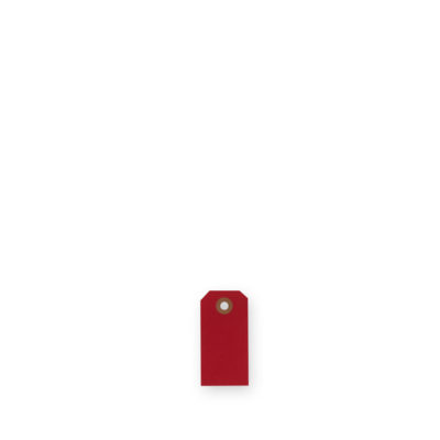 Image of: Manilla tag, red