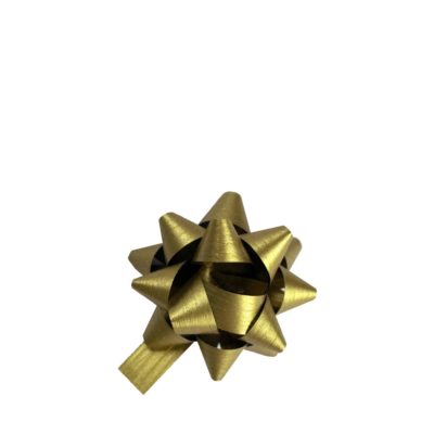 Image of: Stick-on Bow gold mattline 10mm, 250 pcs.