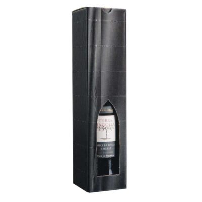 Image of: Black Wave Corrugated, Winebox, 1 Bottle