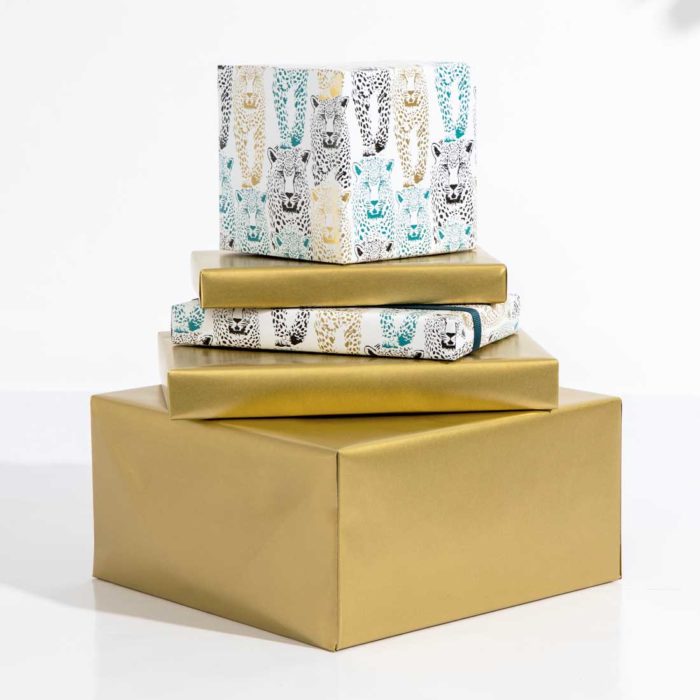 Image of: Gift wrap Leopard 2 sided