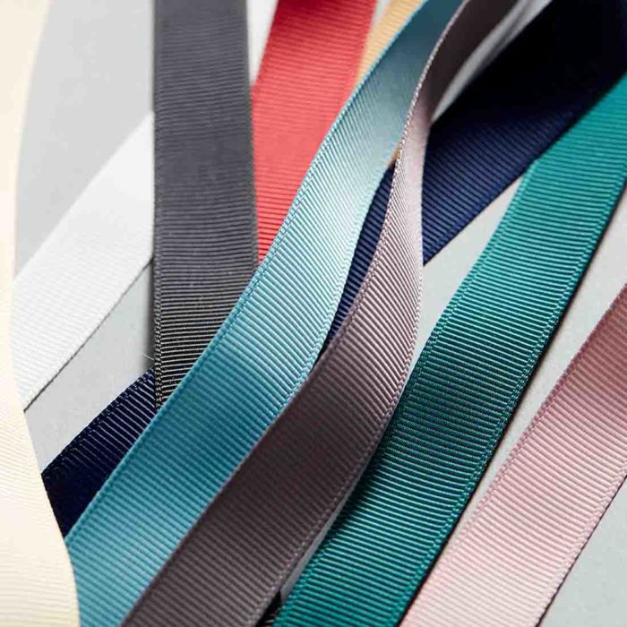 Image of: Gray Grosgrain Ribbon, 16mm