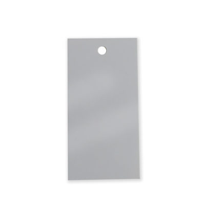 Image of: Hang tag Silver. Backside: White. 200 pcs. FSC®