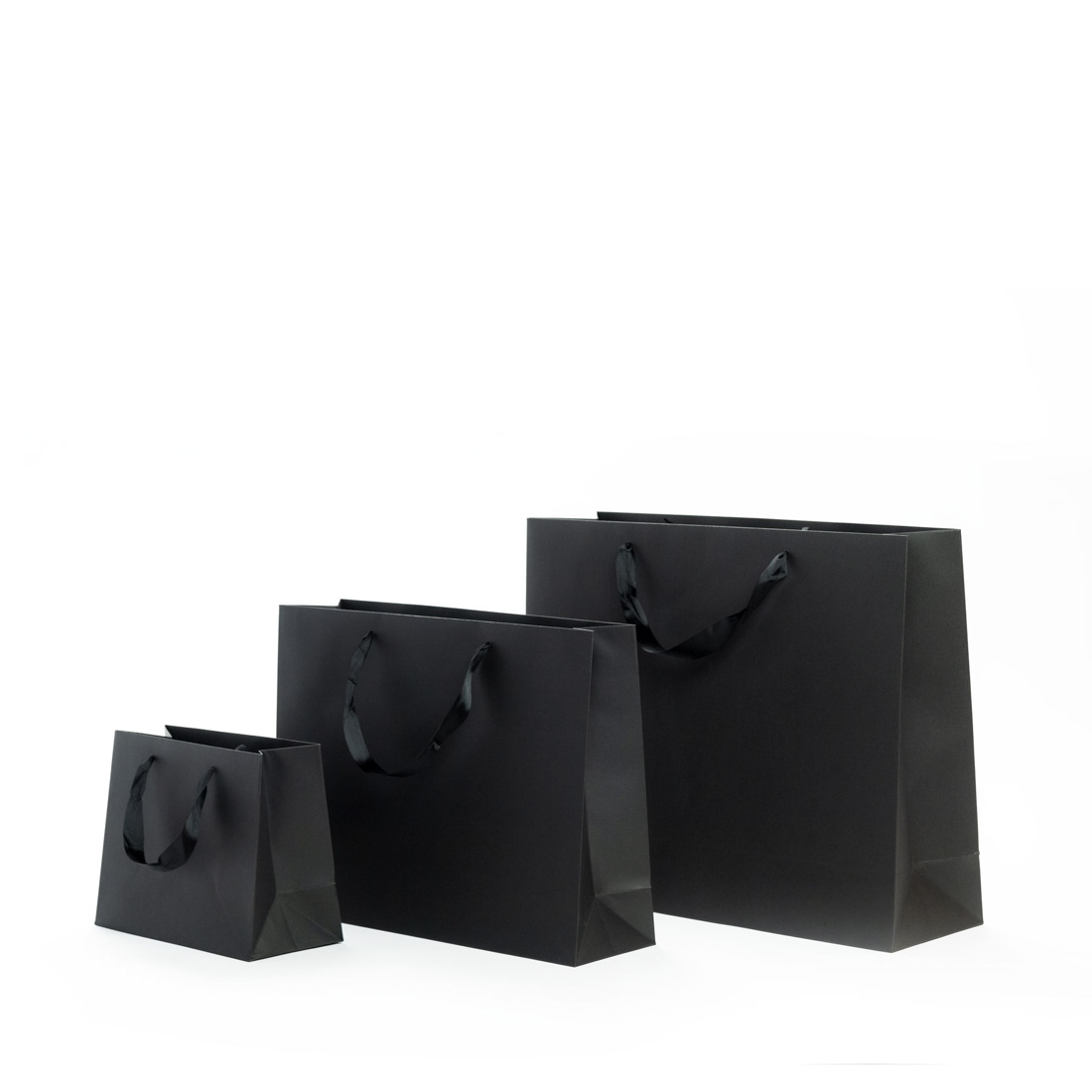 Gift Bag or Box - Purse Style Matte Black Paper