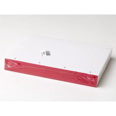 Image of: Notepad A4 white, lines. 60g. Sideglued, 4 holes