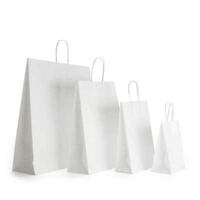Image of: Paper bag white. FSC®