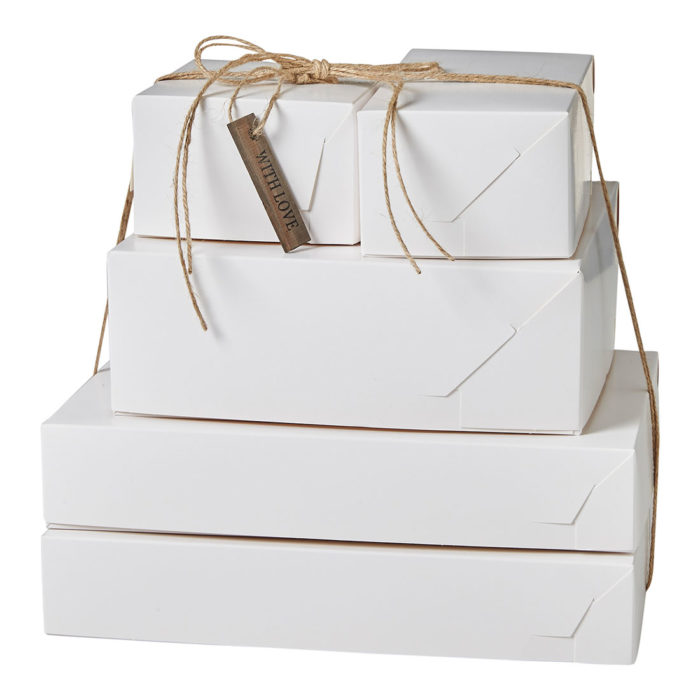 Image of: Pastry Box, matt White
