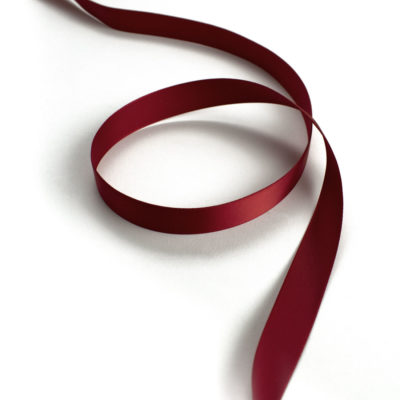 Image of: Silk ribbon, Red