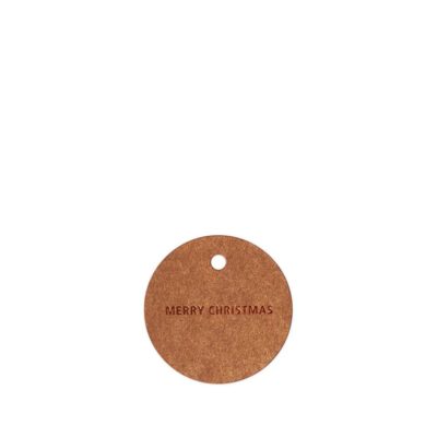 Image of: To & from hang tag, round/Copper