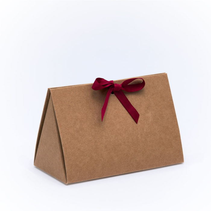 Image of: Triangle box Brown 160x80x110mm. REMEMBER TO ORDER RIBBON