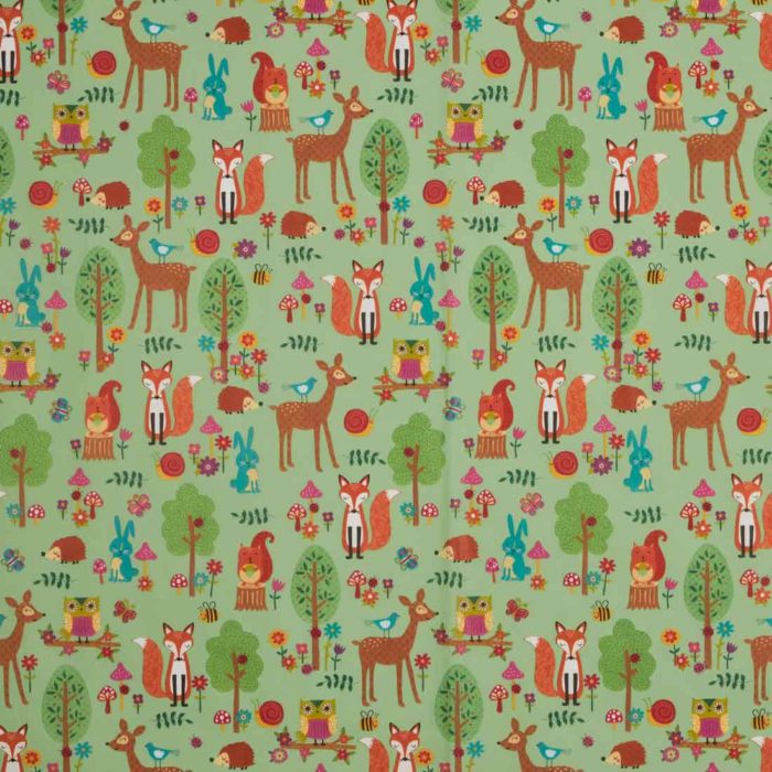 Image of: Gift wrap Animals of the Forest