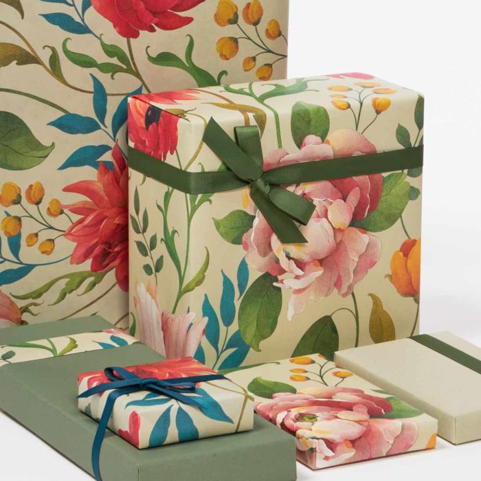 Image of: Gift wrap Olive 2-sided 57cm
