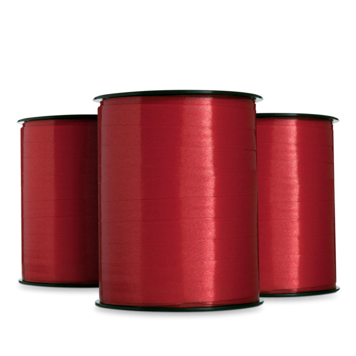 Image of: Poly ribbon, dark red