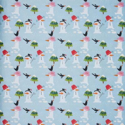Image of: Gift wrap Happy Snowman