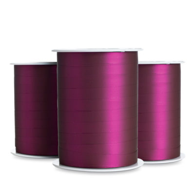 Image of: Metallic Ribbon, Coated Plum