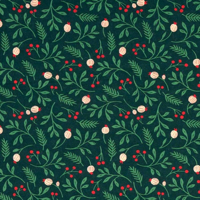 Image of: Gift wrap Snowberry Green 57cm
