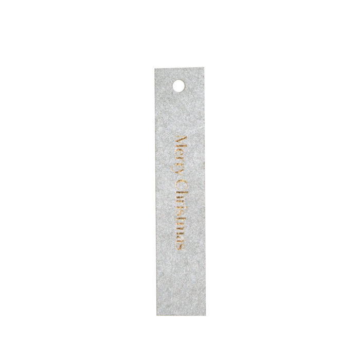 Image of: Hang tag Merry Christmas Silver