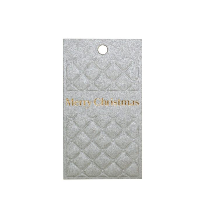 Image of: To & from hang tag, embossing, Silver