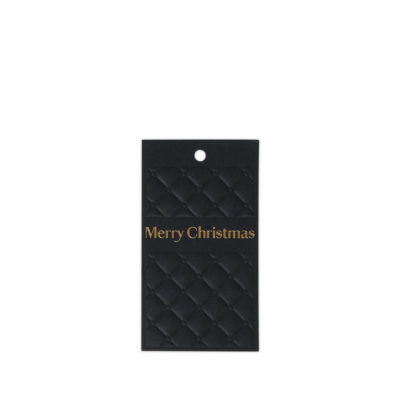 Image of: To & from hang tag, embossing, Black